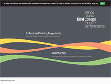 Tablet Screenshot of bird-college.com